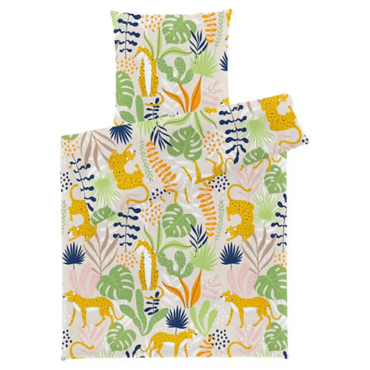 Bild 1 von NOVITESSE Kinder-Bettwäsche, Dschungel, 135 x 200 cm / 80 x 80 cm