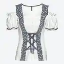 Bild 2 von Damen-Trachten-Blusenshirt mit Herz-Knöpfen