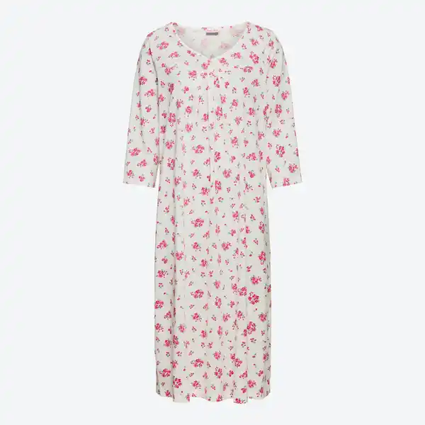 Bild 3 von Damen-Nachthemd mit floralem Druck