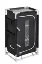 Bild 1 von Campingküche mit 3-stufigem Stoffschrank, ca. 57x47x98 cm – schwarz/grau