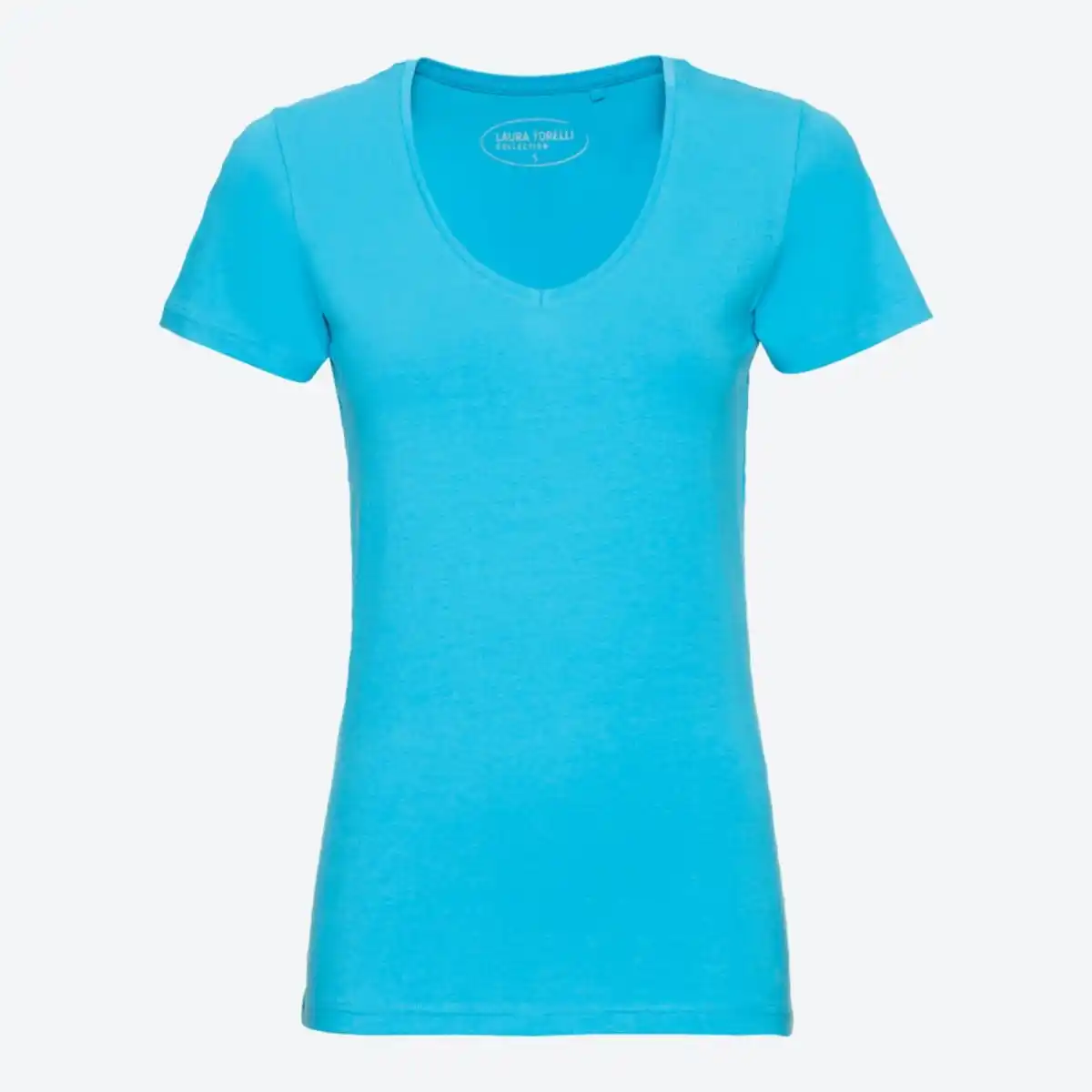 Bild 2 von Damen-T-Shirt mit V-Ausschnitt