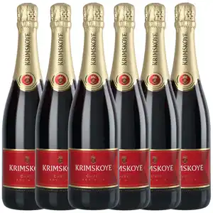 Sekt aus Moldawien rot mild - 6er Karton