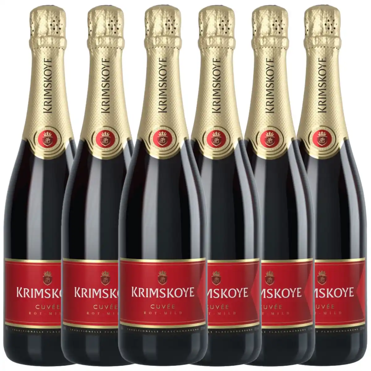 Bild 1 von Sekt aus Moldawien rot mild - 6er Karton