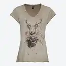 Bild 1 von Damen-Trachten-T-Shirt mit Hirsch-Motiv