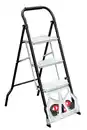 Bild 4 von 2 in 1 Transportkarre mit Trittleiter 3 Stufen Belastbarkeit Leiter:150kg / Karre:100kg