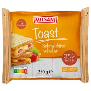 MILSANI Schmelzscheiben 250 g, Toast