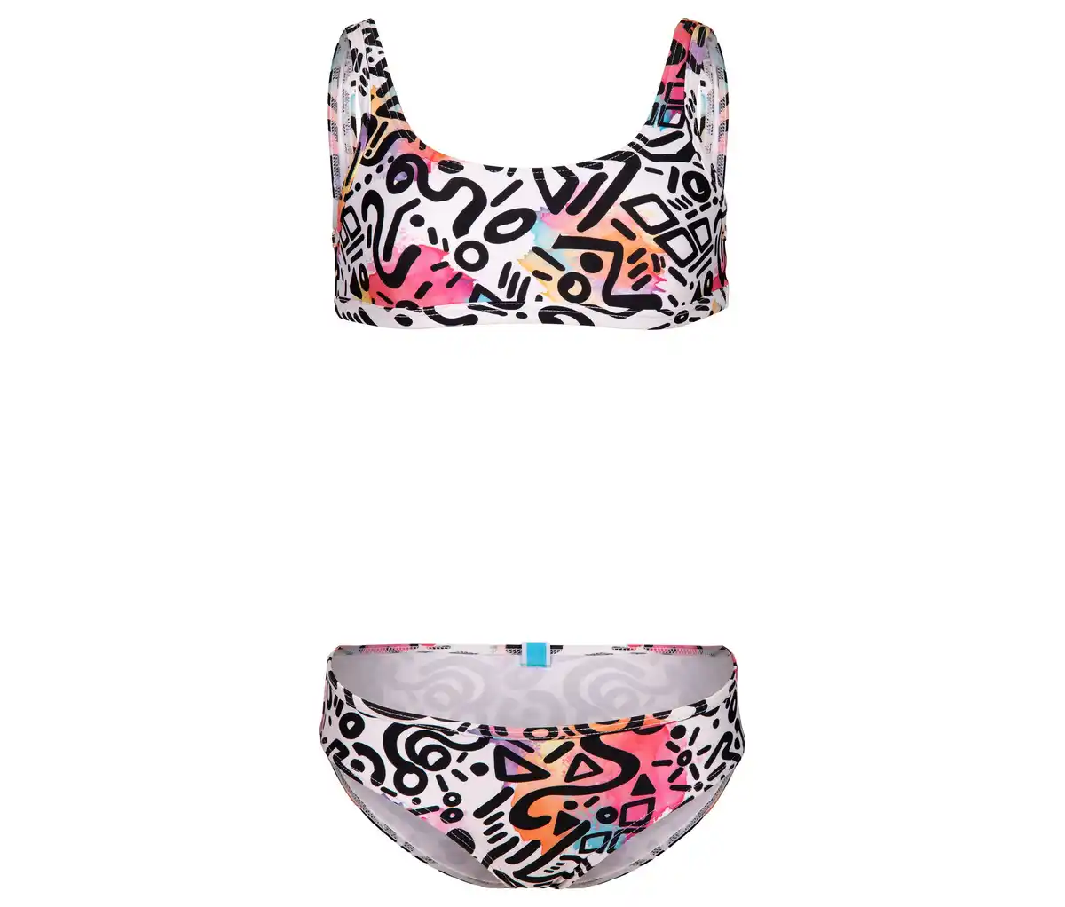 Bild 1 von arena Kinder-Bralette-Bikini »Water Print«