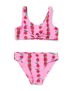 Kinderbikini mit Frucht rosa