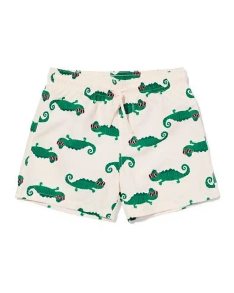 Bild 1 von Kinderbadehose mit Eidechse beige