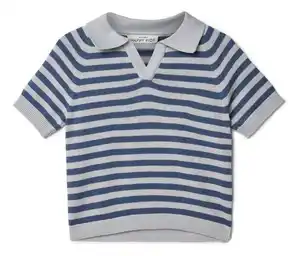 Kinder-Strick-Poloshirt