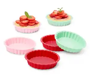 6 Silikon-Mini-Tarteformen