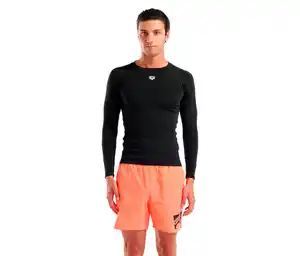 arena Herren-UV-Schutz-Rash-Allover-Langarm-Schwimmshirt