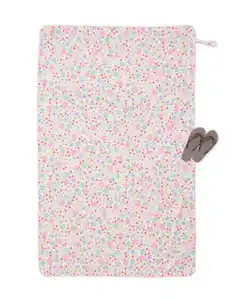Strandtuch 110 × 175 cm, Mikrofaser, Blumen