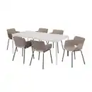 Bild 1 von toom Gartenstuhlset 'Silvie' Stahl braun 6 Stück