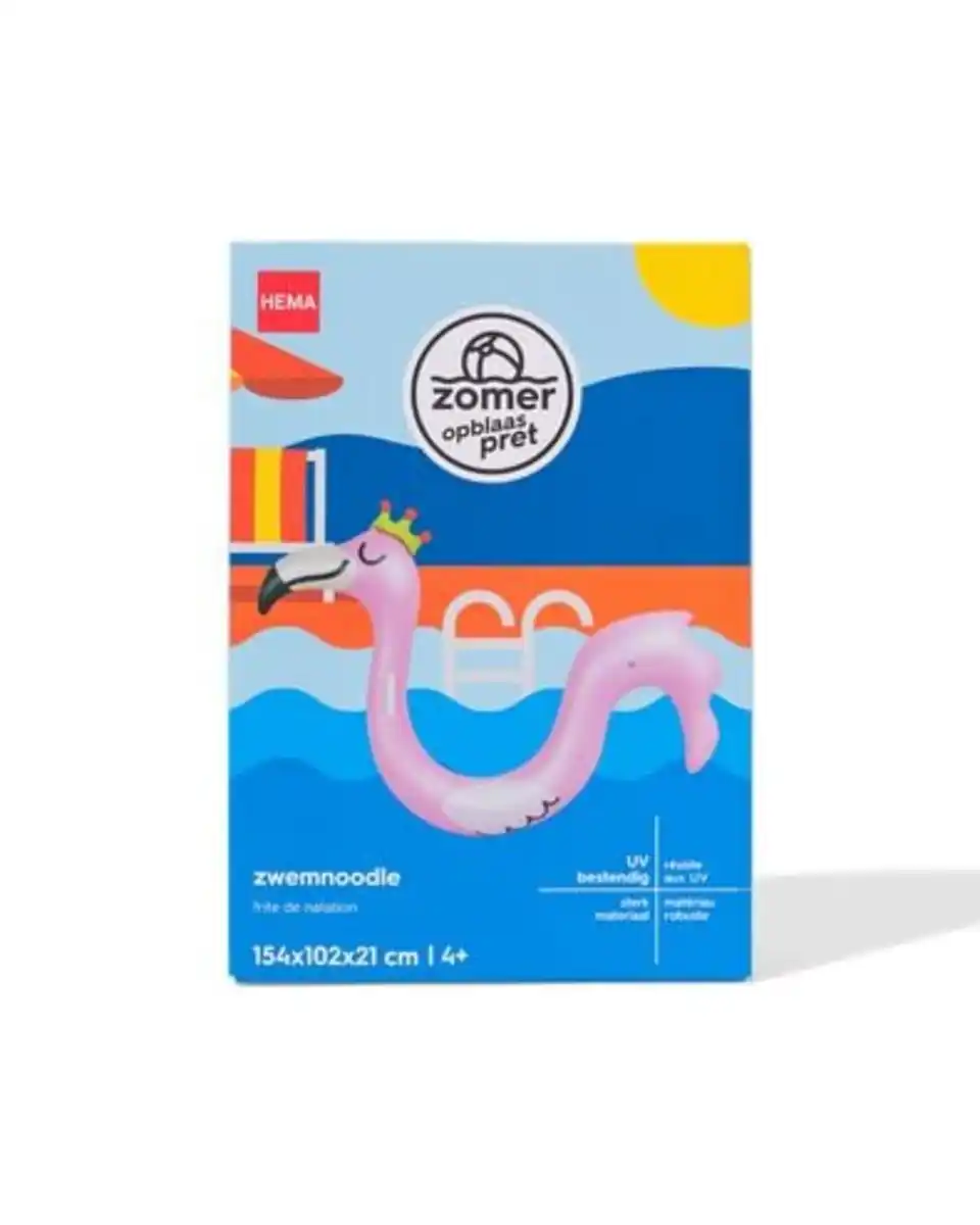 Bild 3 von Aufblasbare Schwimmnudel 154 Flamingo