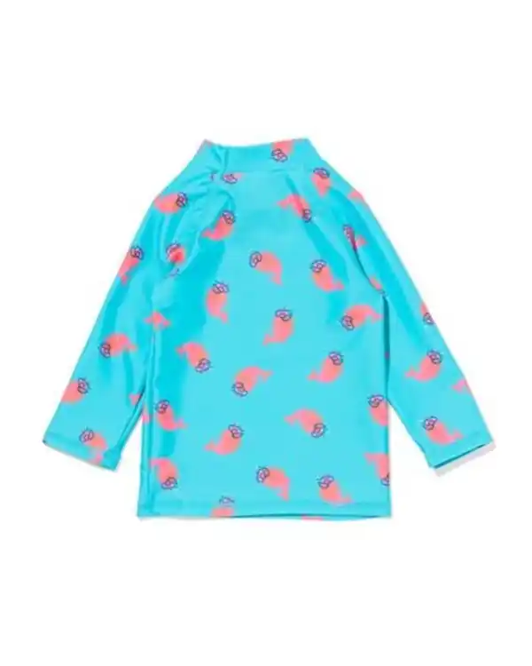 Bild 2 von Baby-Badeshirt mit LSF 40+, Garnelen knallblau