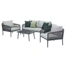 Bild 1 von Gartenmöbelset 'Quinn' für 4 Personen Metall