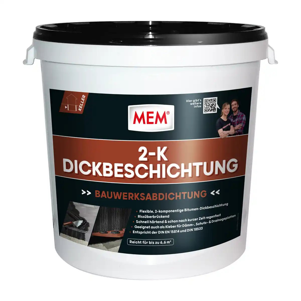 Bild 1 von MEM Bitumen-Dickbeschichtung '2-K' 30 kg