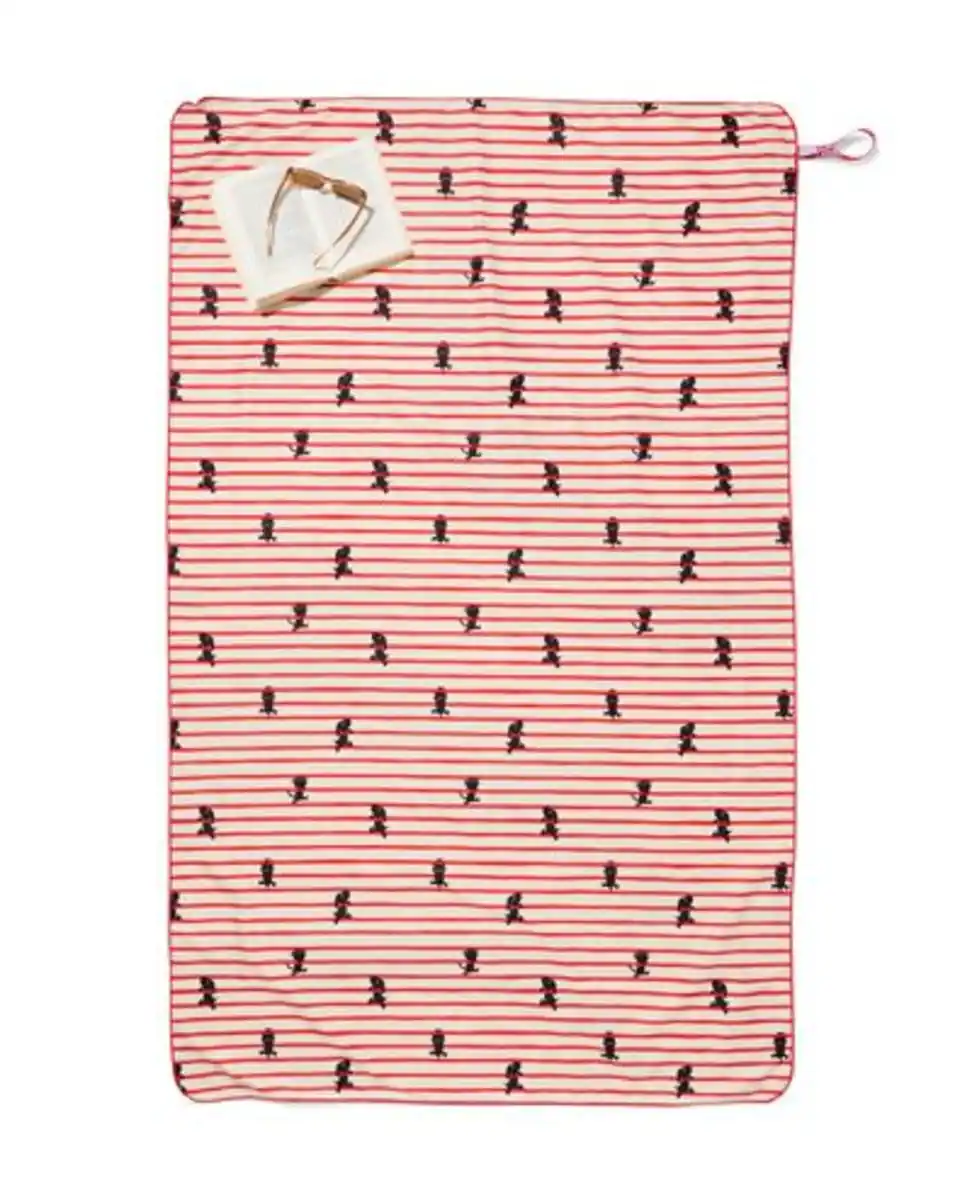 Bild 1 von Takkie und Siepie Strandtuch, 110 × 175 cm, Mikrofaser