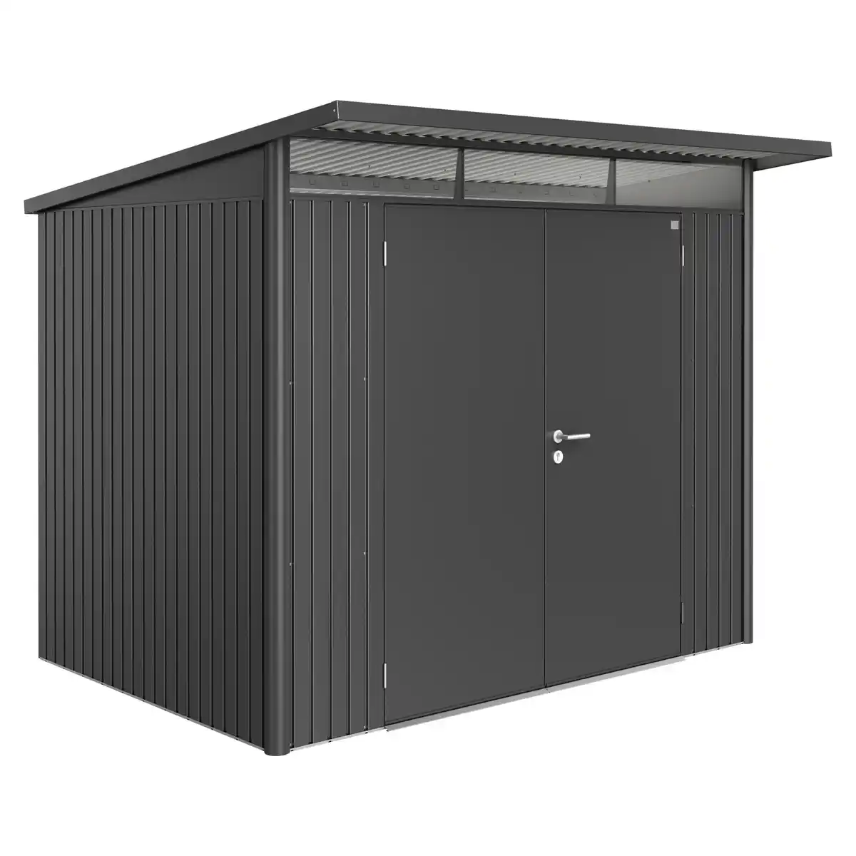 Bild 1 von Biohort Gerätehaus 'AvantGarde' Gr. A5 dunkelgrau-metallic 260 x 220 cm mit Doppeltür