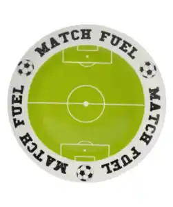 Teller Fußball, hellgrün