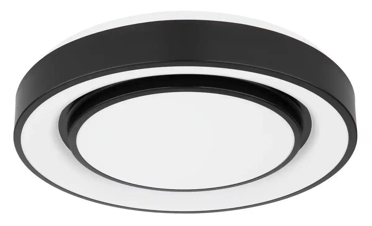 Bild 1 von LED-Deckenleuchte Sully in Schwarz max. 24 Watt Deckenlampe, Opal, Schwarz