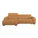 Bild 1 von Livetastic Ecksofa, Rost, Textil, 3-Sitzer, Ottomane links, L-Form, 285x168 cm, Stoffauswahl, Rücken echt, elektrischer Sitzvorzug, Wohnzimmer, Sofas & Couches, Wohnlandschaften, Ecksofas