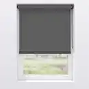 Bild 1 von Verdunkelungsrollo Bella, Anthrazit, Textil, Uni, 130x190 cm, Länge universell einstellbar, gleichfarbige Rückseite, Alu-Unterleiste, Wohntextilien, Rollos & Jalousien, Rollos