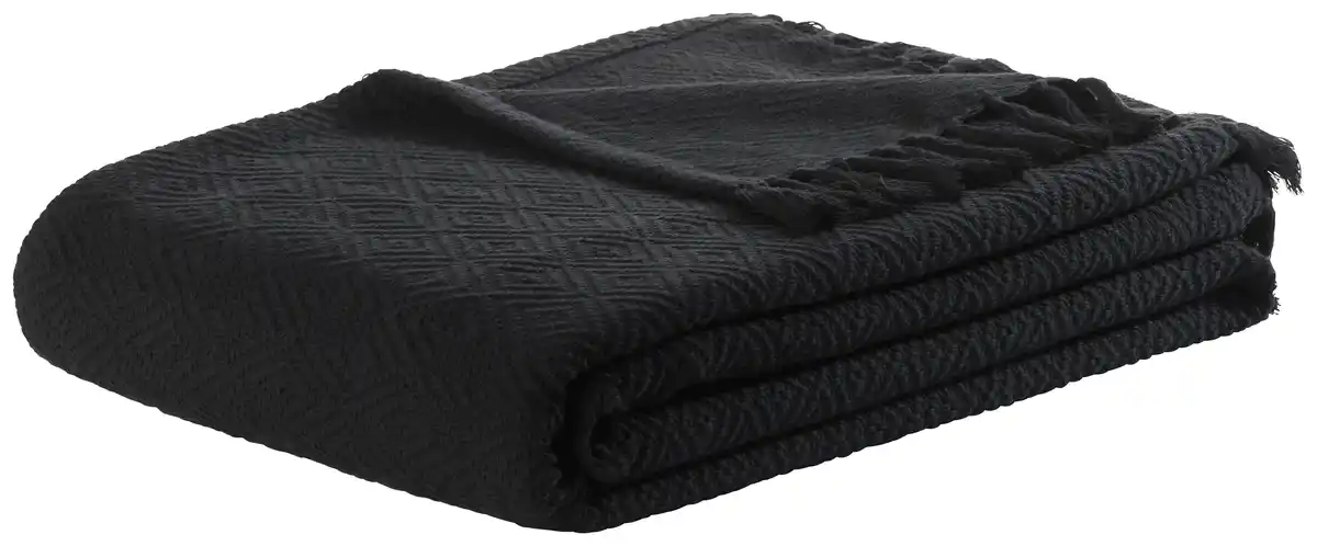 Bild 1 von Tagesdecke Frieda ca. 130x180cm, Schwarz