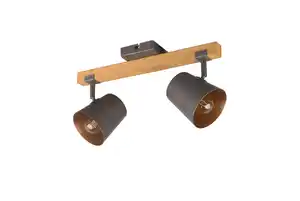 Deckenstrahler Bell in Nickelfarben max. 25 Watt, Nickelfarben