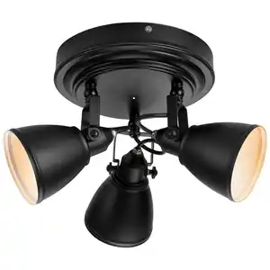 Markslöjd Deckenleuchte Fjällbacka, Schwarz, rund,rund, 42x26x42 cm, ohne Chemie, Lampen & Leuchten, Innenbeleuchtung, Leuchten nach Räumen, Esstischlampen