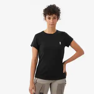 SIMOND Merino T-Shirt Damen 100 % Merinowolle schwarz