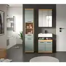 Bild 1 von Mid.you Badezimmer, Eiche, Salbeigrün, Kunststoff, 3-teilig, 10 Fächer, 1 Schublade(n) Schubladen, 97 cm, FSC Mix, stehend, Badezimmer, Badmöbelsets & Badmöbelserien, Badmöbel-Sets
