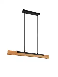 LED-Hängeleuchte Kerala Braun/Schwarz max. 25 Watt, Braun, Schwarz