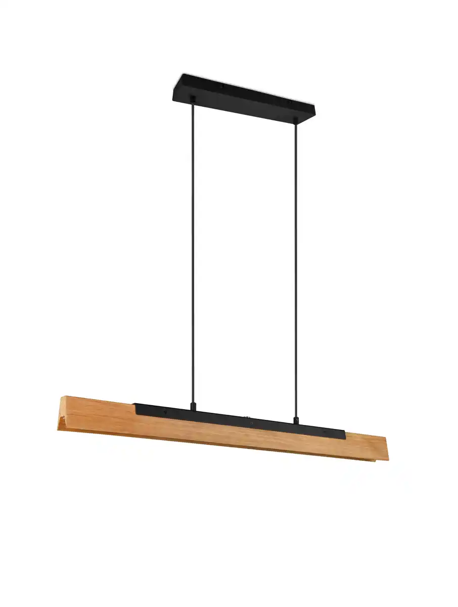 Bild 1 von LED-Hängeleuchte Kerala Braun/Schwarz max. 25 Watt, Braun, Schwarz