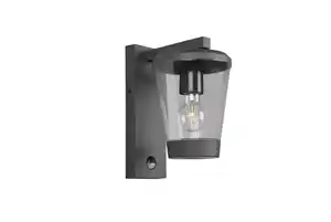Außenwandleuchte Cavado Anthrazit max. 40 Watt Wandlampe, Anthrazit, Klar
