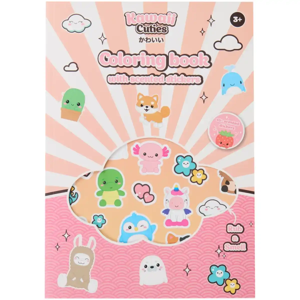 Bild 4 von Kawaii Malbuch mit Stickern