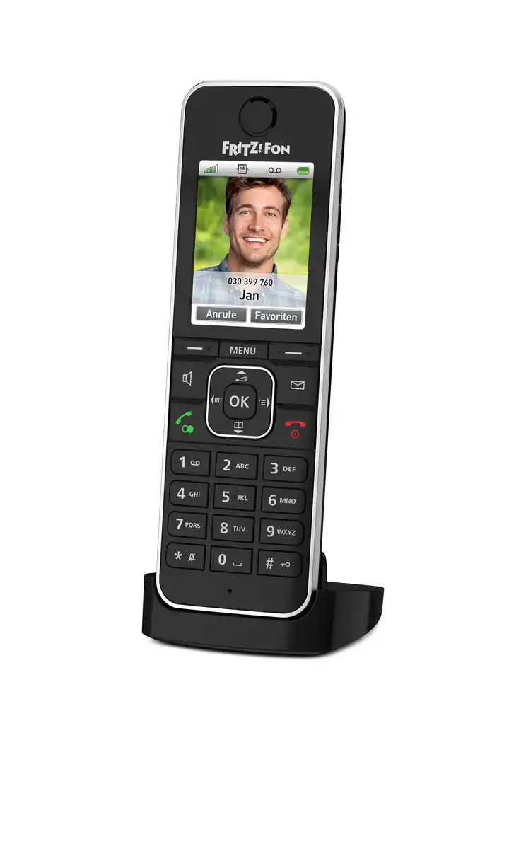 Bild 1 von FRITZ!Fon C6 black Schnurloses Telefon