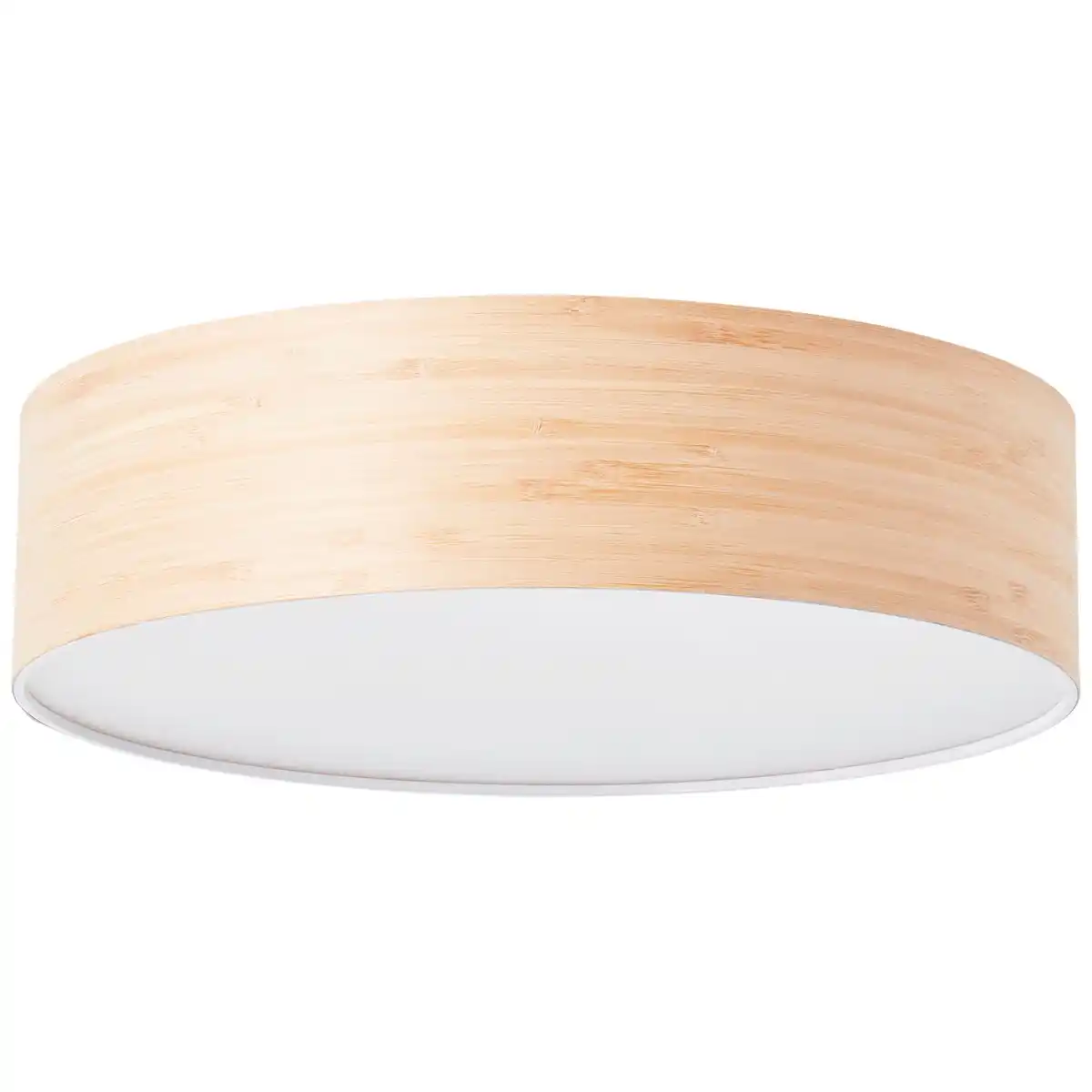 Bild 1 von Deckenleuchte Romm in Bambusfarben max. 33 Watt Deckenlampe, Weiß, Hellbraun