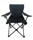 Bild 1 von Campingstuhl mit Getränkehalter, schwarz