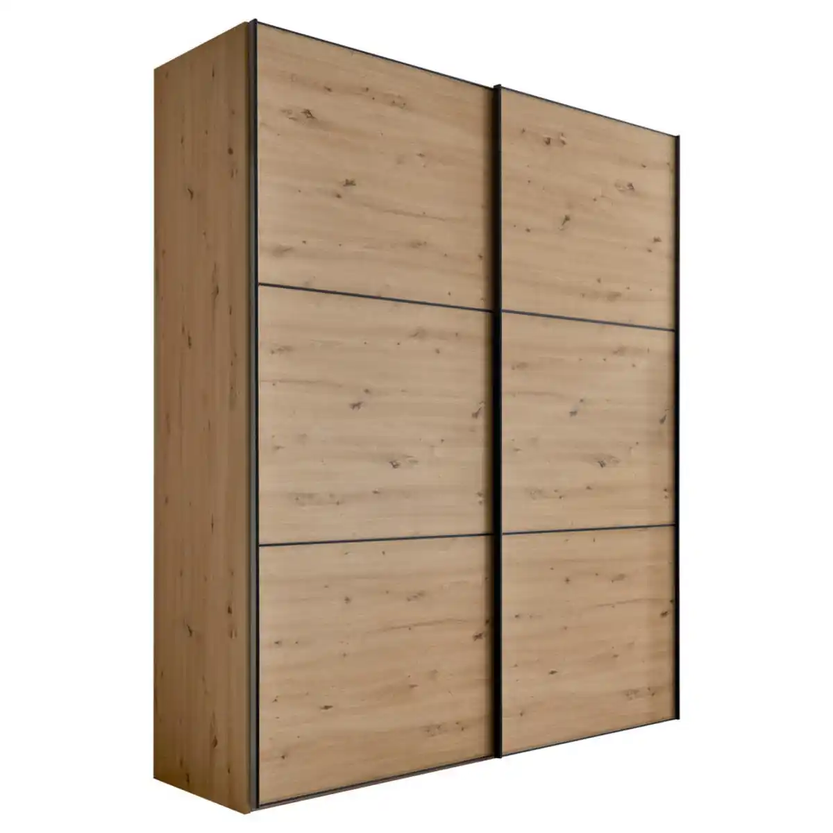 Bild 1 von Moderano Schwebetürenschrank, Eiche Artisan, Holzwerkstoff, 4 Fächer, 2 Schublade(n) Schubladen, 200x222x68 cm, Goldenes M, BQ - Bündnis für Qualität, Made in Germany, Typenauswahl, Beimöbel er