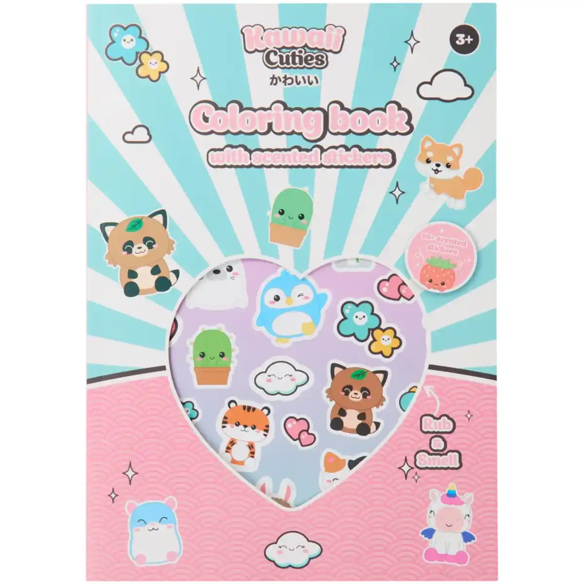 Bild 1 von Kawaii Malbuch mit Stickern