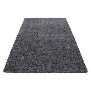Hochflorteppich Life Grey Grau ca. 240x340cm, Grau