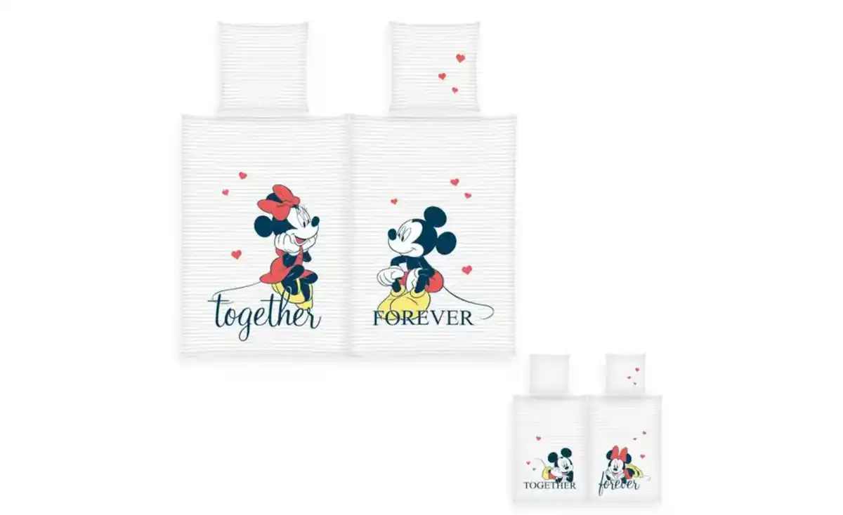 Bild 3 von Herding Partner Bettwäsche-Set Mickey & Minnie