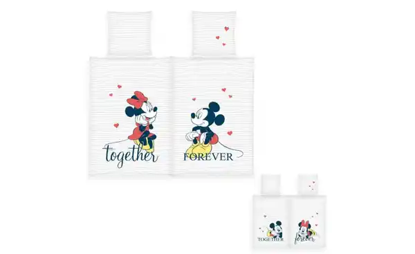 Bild 3 von Herding Partner Bettwäsche-Set Mickey & Minnie