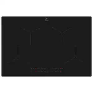 Electrolux Induktionskochfeld, Schwarz, Glas, 78x4.4x52.0 cm, Made in Germany, Kindersicherung, Sicherheitsabschaltung, Hauptschalter, Topferkennung, Wischschutzfunktion, Küchen, Küchenelektrogerä