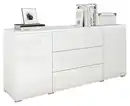 Bild 1 von Sideboard Vera mit LED ca. 150 cm Weiß, Weiß Hochglanz