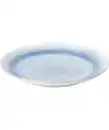 Bild 1 von Dessertteller Batik-Optik, weiß/blau