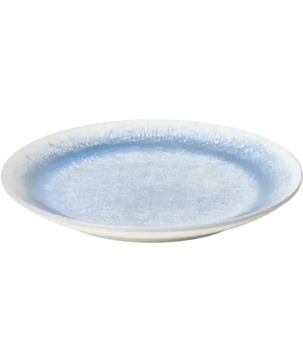 Bild 1 von Dessertteller Batik-Optik, weiß/blau