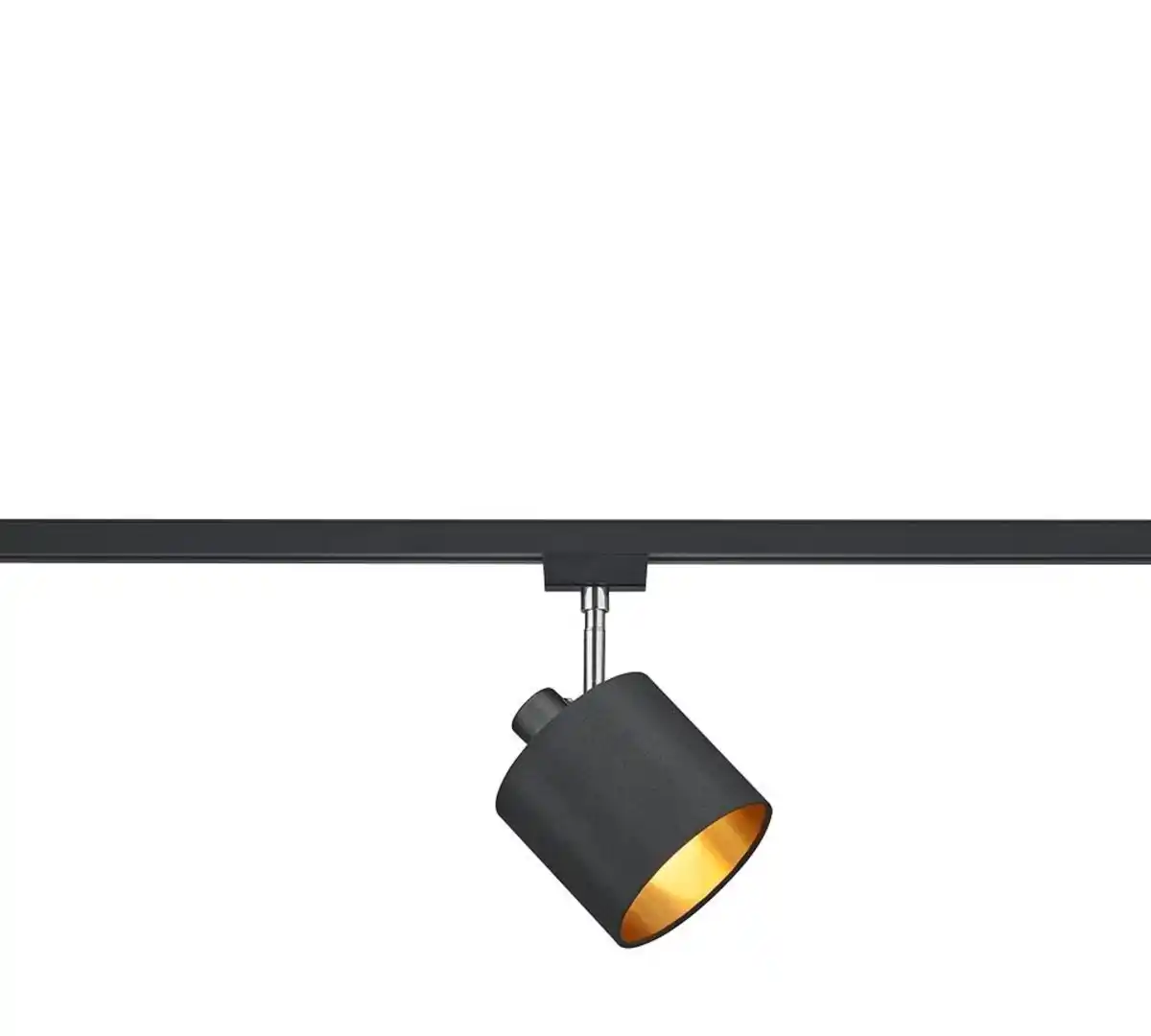 Bild 1 von Schienensystem-Strahler Tommy Duoline max. 25 Watt, Schwarz, Goldfarben